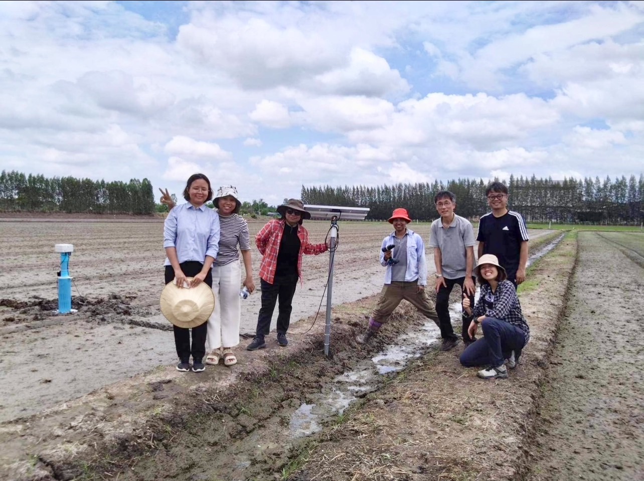 Field trips with GISDA’s Team at Chainat Province and Suphan Buri Province, Thailand