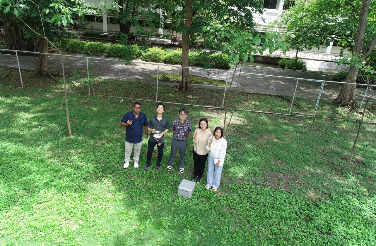 Drone flight training was conducted IIS The University of Tokyo and RNUS, AIT for the drone model Phantom 4 pro