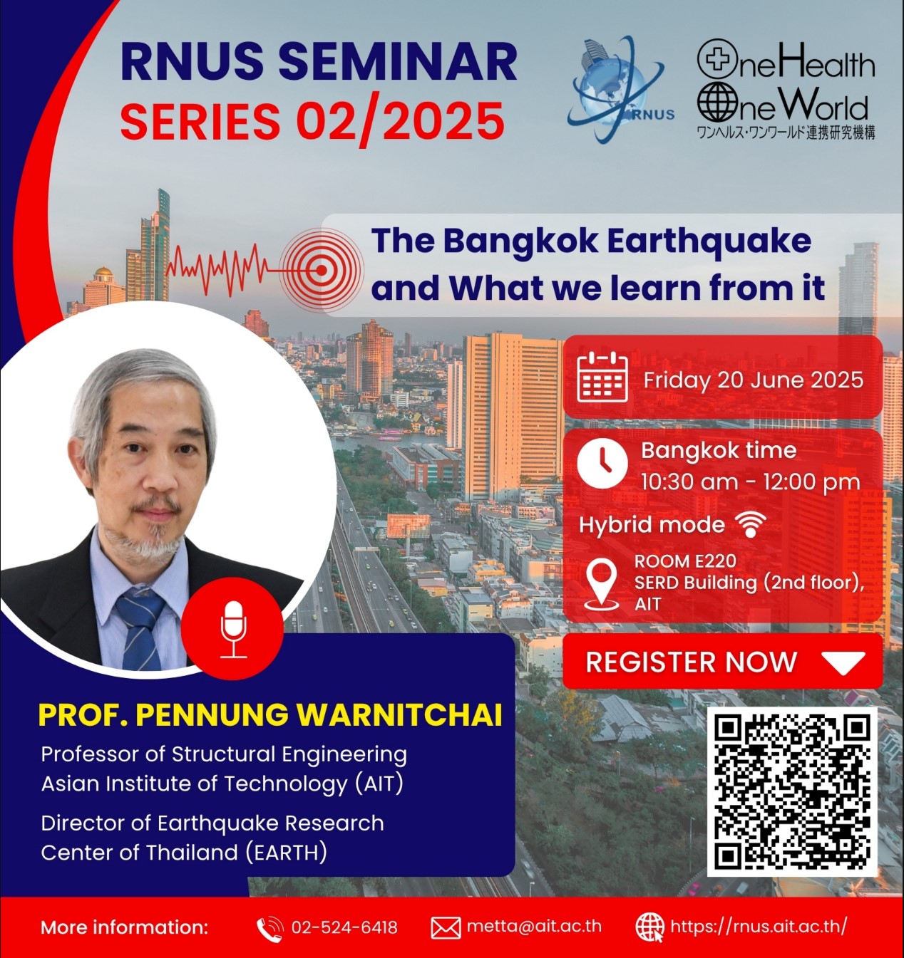 HYBRID RNUS SEMINAR SERIES 2/2025 jointly organized by RNUS (SET) and The University of Tokyo (OHOW-IIS)
