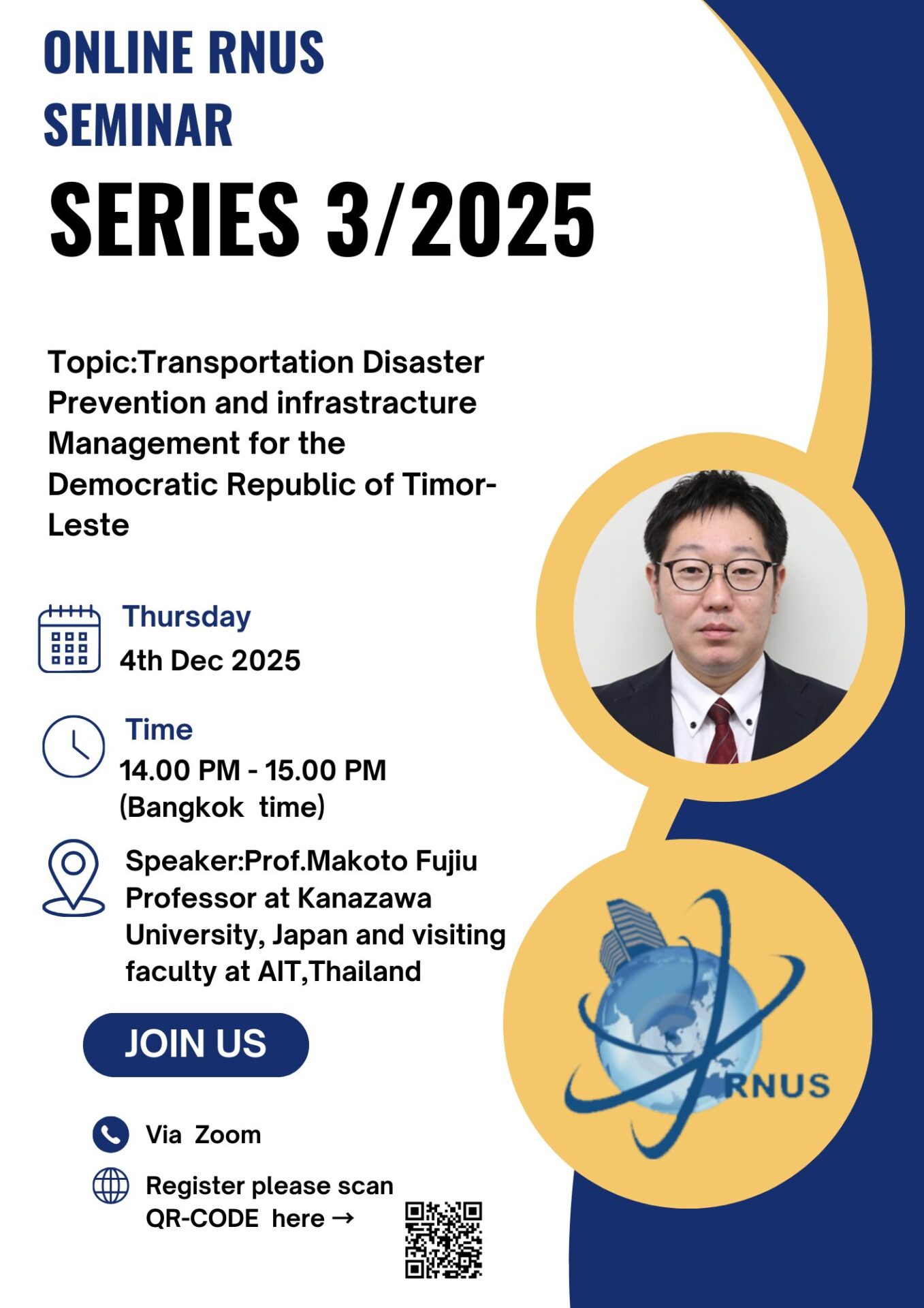 Online RNUS SEMINAR SERIES 3/2025