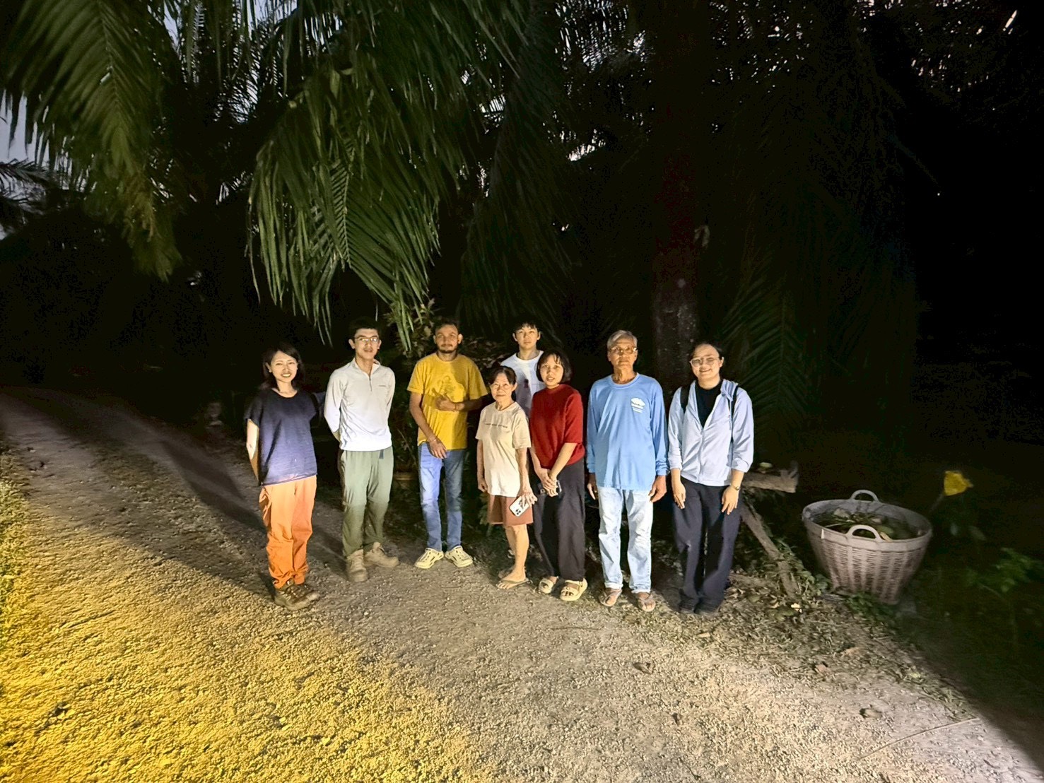 Sensor Installation and Area Scanning at a Palm Plantation in Prachuap Khiri Khan Province