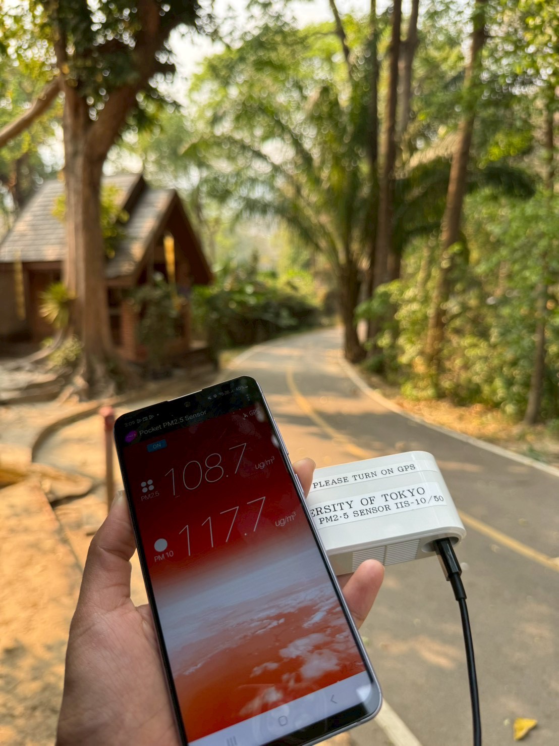 Mobile PM2.5 Measurement Campaign in Chiang Mai Province,Thailand